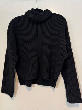 NWT Abercrombie & Fitch Chunky Shaker-Stitch Turtleneck Sweater size S